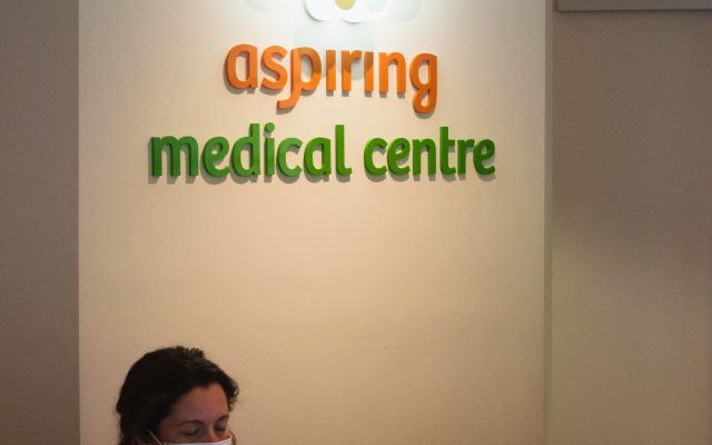 Aspiring Medical Centre – Reception light box