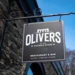 Olivers, Clyde, hanging sign 