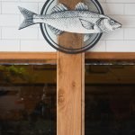 3-D fish, shaped signage 