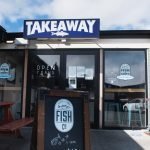 Albert Town Fish Company - various shop signage 
