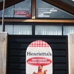 Henriettas - window and wall signage 