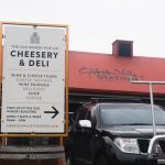 Cheesery and Deli sign 