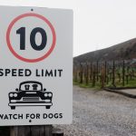 Gibbston Valley digitally printed speed limit sign 