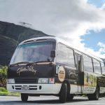 Gibbston Valley Winery, digitally printed and computer cut bus wrap 