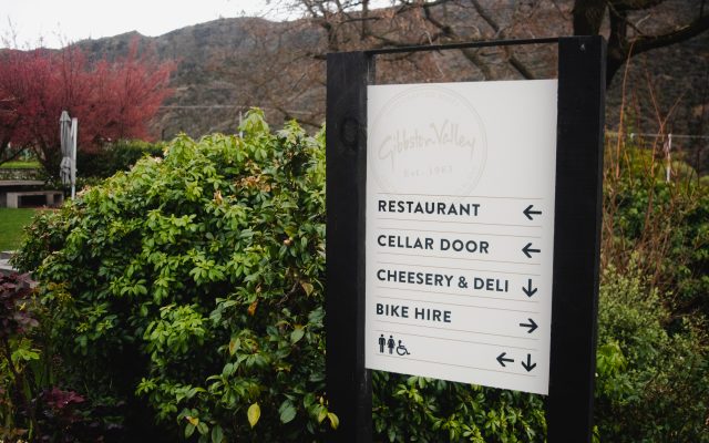 Gibbston Valley Winery – Directional signage