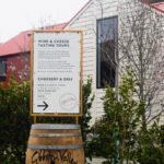 Gibbston Valley Winery, digitally printed cycle trail directional sign 