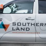 Southern Land ute, computer cut and pinstriping 